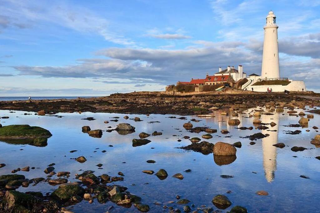 Hightide Seaside Apartment With Beach & Spanish City Views Whitley Bay Buitenkant foto